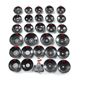 30 Piece Filter Wrench Set Assorted Size Carbon Steel Auto Repair <b>Tool</b> <b>Case</b> - Product Image 3