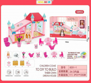 Cuisine jouet en plastique Heng Bei Er 3+ ans, sans piles, modèle 8251-1, électroménager pour jeu d'imitation - Product Image 1