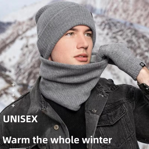 Wholesale Cozy Winter Set Fashionable Warm Anti-Slip Cycling Cap <b>Neck</b> <b>Warmer</b> Windproof Protective Scarf for Outdoor Travel Gear - Product Image 5