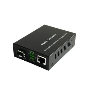 Convertidor de Medios SFP BLIY, Transceptor de Fibra Óptica Gigabit, Ranura SFP de 20 Km + 2 Puertos de Cobre, 1310nm/1550nm, DC 5V - Product Image 2