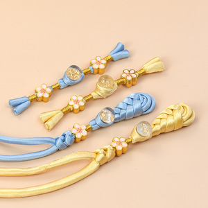 Bonne qualité A classe Cheongsam plaque QQ enfant nouveau chinois pétale enroulement Pipa frange Hanfu manuel bouton femme - Product Image 3