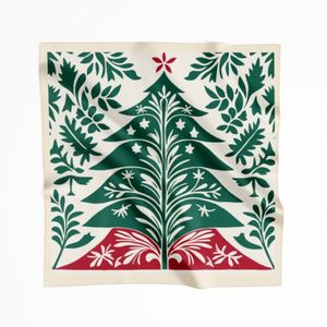 Écharpe en soie unisexe style britannique à motif écossais classique, cache-cou d'hiver, châle personnalisé pour hommes et femmes - Product Image 1