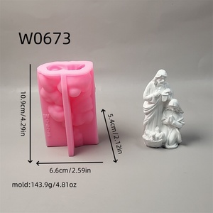 Handmade Resin Casting Molds for DIY Decorative <b>Ornaments</b> Ins Style Silicone Desktop Tools <b>family</b> W0673 - Product Image 3