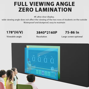 กระดานอัจฉริยะแบบสัมผัส86 in 4K, กระดานแอนดรอยด์หน้าต่างแบบโต้ตอบห้องเรียนการศึกษาห้องเรียนกระดานไวท์บอร์ดแบบโต้ตอบ - Product Image 6