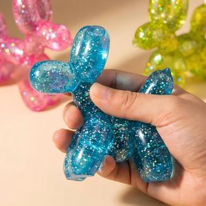 Southpeak Palloncino a forma di Cane con Paillettes, Giocattolo Sensoriale Morbido con Ripieno di Maltosio, Strumento per Alleviare ADHD, <span class=keywords><strong>Autismo</strong></span> e Ansia, Cucciolo Mochi a Lenta Risalita 100g - Product Image 4