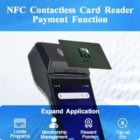 5MP камера QR-код сканер опционально принтер этикеток Android сенсорный POS терминал Тонкий 4G считыватель карт машины Z300P