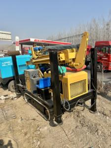 Crawler-Mobility 300m Máquina perforadora de pozos de agua profunda Equipo de petróleo de la plataforma de perforación minera de fábrica - Product Image 6