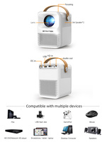Projecteur vidéo mobile LED intelligent Android WiFi BYINTEK C750 Full HD 1080P le plus récent pour cinéma maison