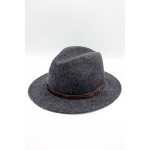 Giá Tốt Chất Lượng Cao Ý Thanh Lịch Bền Len Cổ Điển Fedora Hat Vành Đai Unisex Kinh Doanh Giản Dị Ngoài Trời Có Thể Điều Chỉnh Phù Hợp Cho - Product Image 1