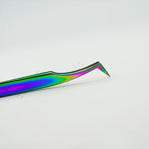 Ramassage de volume sur mesure et pince à épiler isolante pour extension de cils pointes fines étroites avec marque privée - Product Image 3