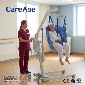 Lève-personne électrique portable avec télécommande, pliable, pour transfert, structure en acier, capacité de 204 kg, pour personnes âgées, handicapées, hôpitaux - Product Image 1
