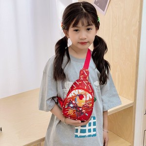 Sac de poitrine Marvel de dessin animé adorable en vente chaude, sac à bandoulière de voyage pour enfants Spider-Man Thor, cadeaux personnalisés pour enfants, personnalisable - Product Image 2