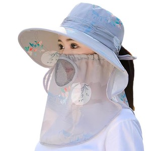 Tea Picking <b>Hat</b> Wide Brim Bucket <b>Hat</b> Breathable Sun Protection Face Neck Cover Outdoor Farm Work Spring <b>Summer</b> Pink - Product Image 4