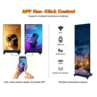 P1.25 P1.5 P1.8 P2.5 Katlanabilir Led Poster Ekranı Ayaklı Reklam Led Poster Ekranı Dijital Tabela ve Ekran