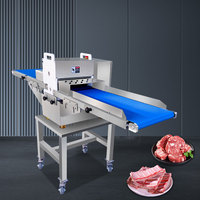 Machine à découper la viande électrique, trancheuse à viande multifonctionnelle, machine à découper la viande en acier inoxydable pour restaurant