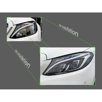 Mise à niveau des phares W205 pour Benz Classe C 2014-2018 C260 C300 LED DRL H7 Dynamic Bi Xenon Turn Signal Auto Head Lamps Modified