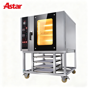 เตาอบลมร้อน Astar 3 ชั้น แบบตั้งโต๊ะ เตาอบพิซซ่าระดับมืออาชีพ อุปกรณ์เบเกอรี่เชิงพาณิชย์ เตาอบสำหรับร้านอาหาร รุ่น ASD-3C-ASM - Product Image 1