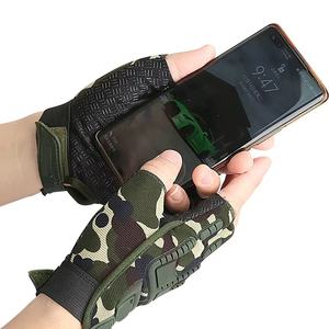 Guantes Tácticos sin Dedos con Absorción de Vibraciones para Motociclismo, Ciclismo, Gimnasio, Trabajo y Actividades al Aire Libre - Product Image 5