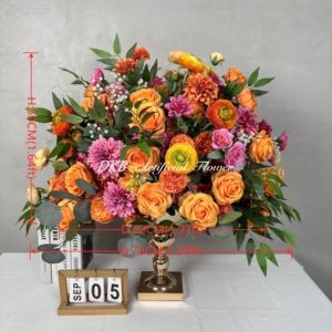 Wedding Decoration <b>Table</b> Centerpieces round flower balls Artificial colorful Flower Ball - Product Image 2