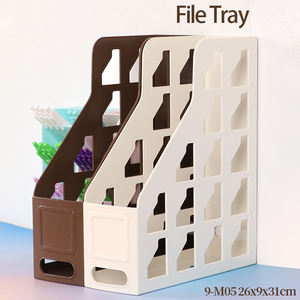 Porte-revues en plastique YUZMEI, porte-documents, porte-revues, porte-revues à 4 compartiments, organiseurs de revues - Product Image 2