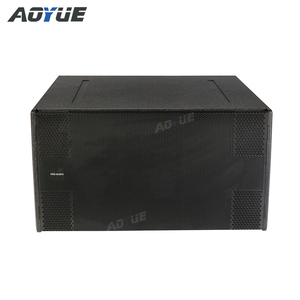 S218H dual 18” big neo magnet subwoofer 218 competition subwoofer high spl pa speaker <b>box</b> floor <b>stacking</b> speakers - Product Image 2