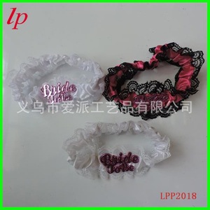 Conjunto de liguero de encaje para novia, para despedida de soltera, para mujer adulta, LPP2018 - Product Image 1