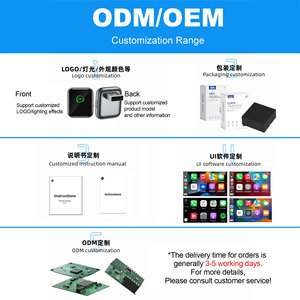 OEM CarPlay & แอนดรอยด์ออโต้อะแดปเตอร์ BT 5.4 WiFi V821ดองเกิลแบบมีสาย USB แปลงปลั๊ก-N-Play แบบพกพากล่อง Ai สำหรับ <span class=keywords><strong>iPhone</strong></span> - Product Image 5