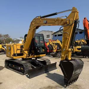 CAT 308E2 Excavator 8Ton Operating Weight Yellow Track <b>Model</b> With Digging Bucket Construction Machinery - Product Image 1