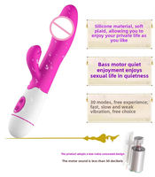 Dildos vibrants à piles, Vibrateur sexuel, Vibrateur sexuel Rabbit, Vibrateur sexuel Rabbit à poussée pour femmes, Achat en gros