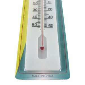 Thermomètre mural à boîtier en plastique thermomètre en verre d'intérieur - Product Image 6