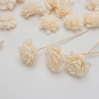 Vente en gros de fleurs artificielles en coton pe aromathérapie sans feu ensemble de fleurs séchées accessoires volatiles pour la décoration intérieure air