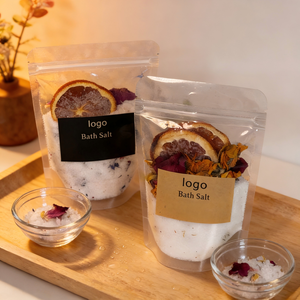 S&Soak Best Seller Sel de mer de l'Himalaya biologique avec huile essentielle d'herbes à la lavande/rose - Sel de bain naturel pour le soin de la peau - Product Image 3