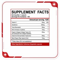 Capsules de glutathion 7-en-1 OEM avec resvératrol et NAC pour l'éclaircissement de la peau et la réparation cellulaire chez l'adulte - Vente en gros