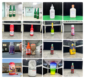 Fabricación gran oferta botella publicitaria inflable gigante réplica personalizada promocional botella de <span class=keywords><strong>cerveza</strong></span> inflable - Product Image 2