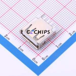 USB-U255ZH131-BJS USB Connector Through hole Component (THT) Connector Type-A USB 2.0 Female Through Hole - Product Image 1
