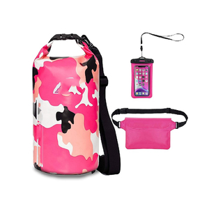 Beach Camping Snorkelling Kayaking Boating Travel Gear Heavy Duty <b>Waterproof</b> Dry <b>Bags</b> with Phone Pouch and Waist <b>Bag</b> - Product Image 1