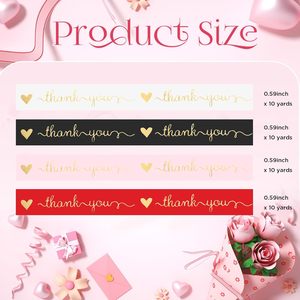 Personalized Customized Printed <b>Flat</b> Gold Foil Printing Logo Double Faced Satin Ribbon Roll Custom Satin Ribbon With Logo - Product Image 2
