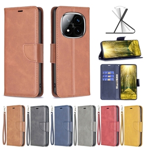 เคสกระเป๋าสตางค์แบบฝาพับพร้อมที่ใส่บัตรเคสฝาหลังกันกระแทกมีขาตั้งทำจากหนัง PU สำหรับ Xiaomi redmi Note 14 Pro 4G poco X7 - Product Image 6