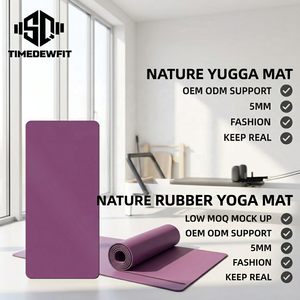 Tapete <span class=keywords><strong>de</strong></span> <span class=keywords><strong>Yoga</strong></span> <span class=keywords><strong>de</strong></span> Caucho Natural Mejorado, Extra Grueso, Impermeable, Antideslizante, Tapete <span class=keywords><strong>de</strong></span> <span class=keywords><strong>Yoga</strong></span> Premium Personalizado al por Mayor - Product Image 1