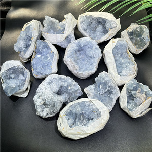 หินคริสตัลดิบหินเซเลสไทต์หินดิบสำหรับตกแต่งรักษา - Product Image 1