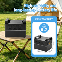 Offre Spéciale – Système de Stockage d'Énergie Portable Extérieur 600W Multi-Prises Haute Puissance avec Double Poignée et Alimentation de Secours par Batterie