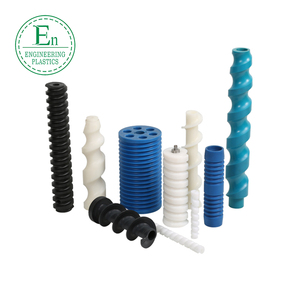 Tornillo sinfín de Rotación inversa de diámetro pequeño mecanizado CNC de grado alimenticio de fabricación personalizada al por mayor para maquinaria alimentaria de plástico - Product Image 5