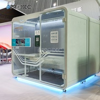 Cabine d'audiométrie acoustique en gros, cabines individuelles de bureau pour le sommeil, fabrication de cabines insonorisées