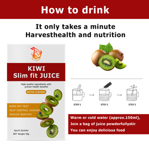 OEM ODM KIWI Slim Fit Juice Drink with Herbal <b>Blend</b> Straw Convenient Ready To Drink Packaging For Adults - Product Image 2