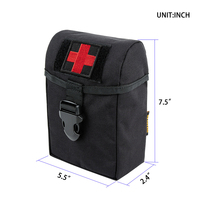 Pochette tactique en nylon 500D personnalisée, trousse de premiers soins médicale, pochette de chasse portable