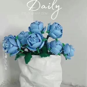 Juego de Bloques de Construcción de Flores, Juguete Infantil en Oferta, Nuevo, Bloques de Construcción de Flores DIY para Niños, Juguete Creativo, Regalo Promocional - Product Image 5