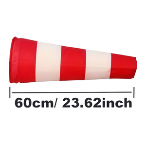 Manchon à vent pour hélicoptère, personnalisé, vente en gros, imperméable, rouge et blanc, manchon à vent d'aéroport, 100% polyester, léger - Product Image 5