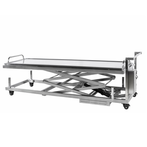 Hoogwaardige Roestvrijstalen 304 Elektrische Dode Body Transport Begrafenisheftrolley Met 200Kg Laadvermogen Ce Gecertificeerd - Product Image 2