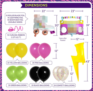 Decoración para Fiesta de <span class=keywords><strong>Cumpleaños</strong></span> de Música Hip Hop, Pancartas de <span class=keywords><strong>Feliz</strong></span> <span class=keywords><strong>Cumpleaños</strong></span> con Graffiti, Guirnalda, Reproductor de Música, Globo de Aluminio, Globos de Helio y Látex, Accesorios - Product Image 3