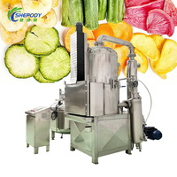 Équipement de friture sous vide industriel Shepody, machine de friture sous vide automatique à basse température pour les chips de banane, les chips de durian, les champignons shiitake